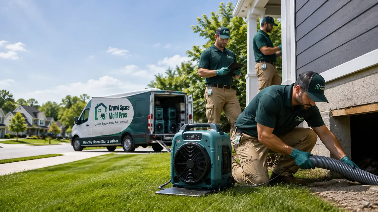 Crawl Space Mold Removal in Mapleton, MN
